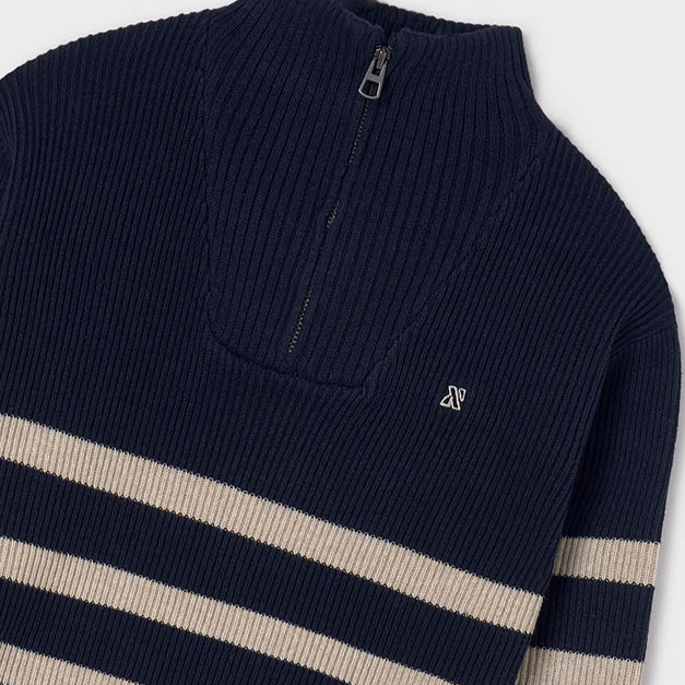 Nukutavake Boys Striped Zipper Sweater - NorthBoys