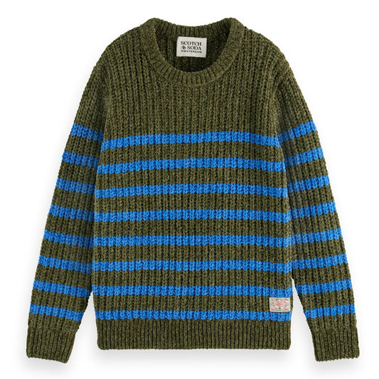 Boys Chenille Knit Pullover