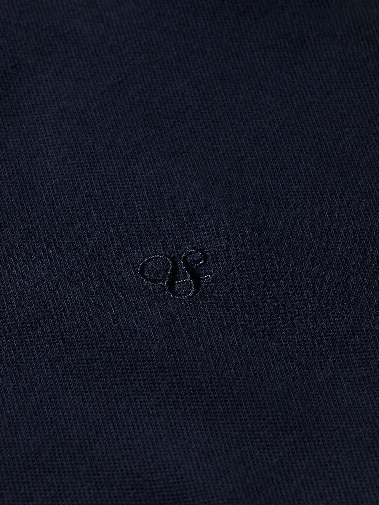 Boys Garment-Dyed Short-Sleeved Navy Pique Polo