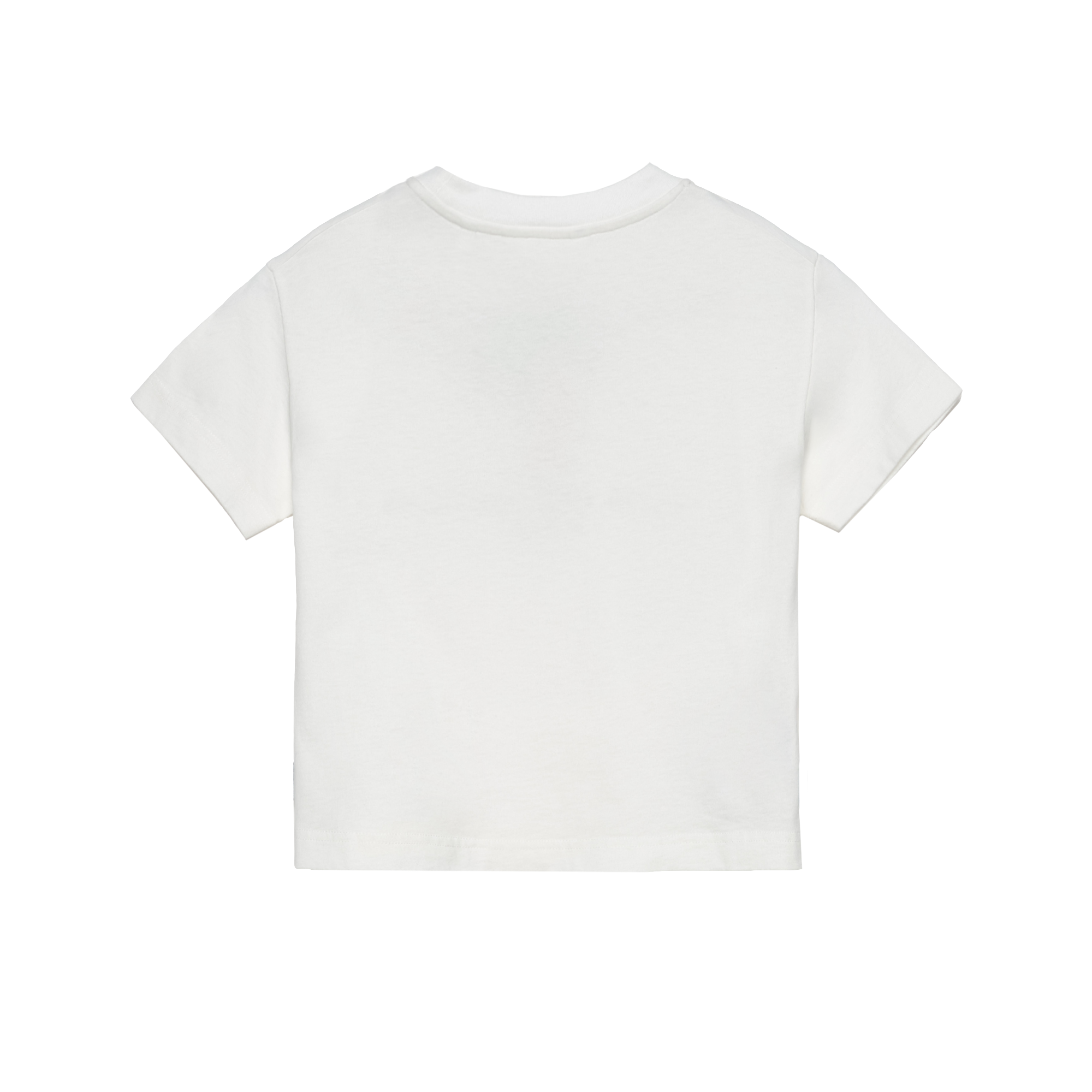 White t-shirt on a white background