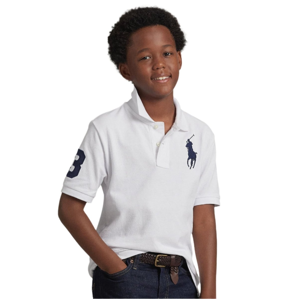 Polo Ralph Lauren Boys Big Pony Cotton Mesh Polo Shirt - NorthBoys