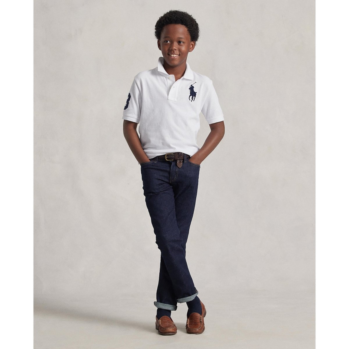 Polo Ralph Lauren Boys Big Pony Cotton Mesh Polo Shirt - NorthBoys