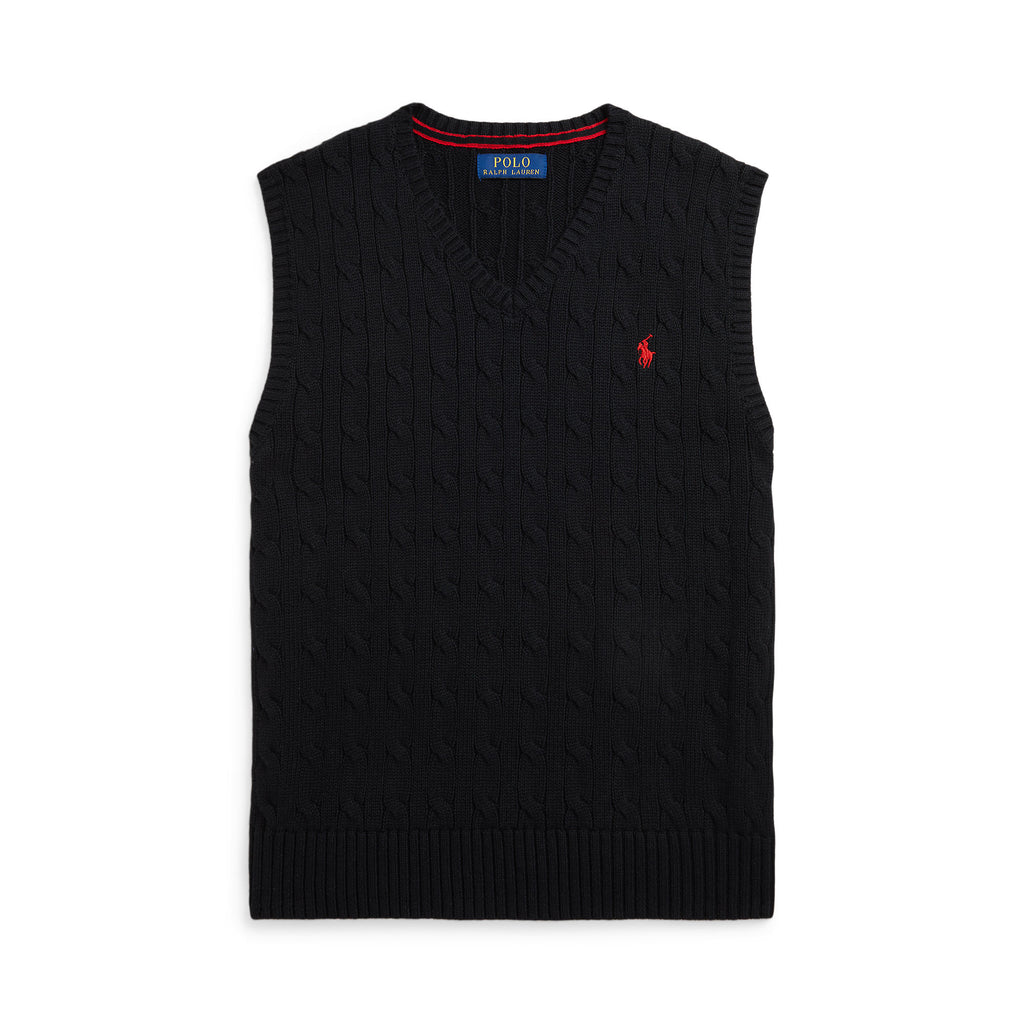 Polo Ralph Lauren Boys Cable Knit Cotton Vest