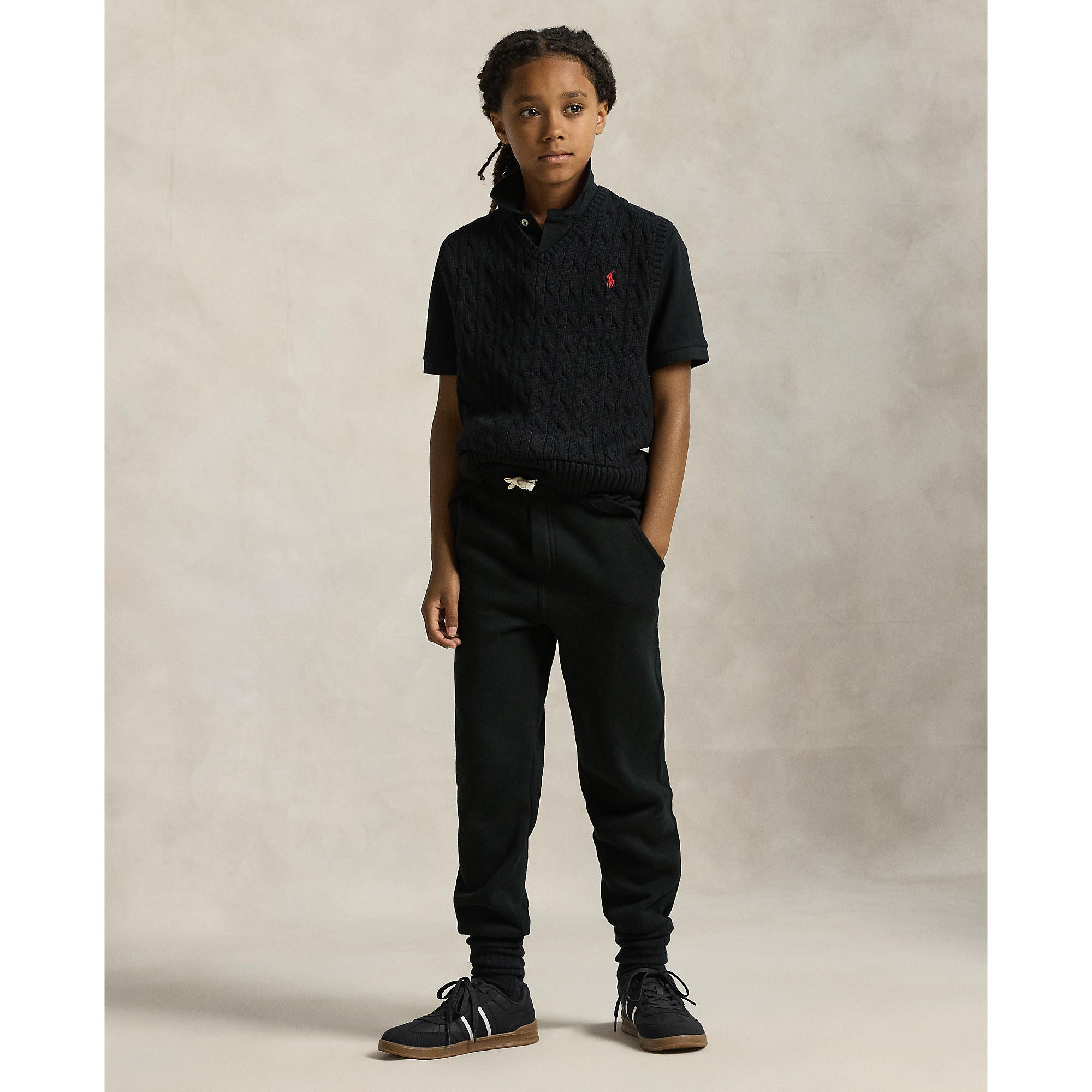 Polo Ralph Lauren Boys Cable Knit Cotton Vest