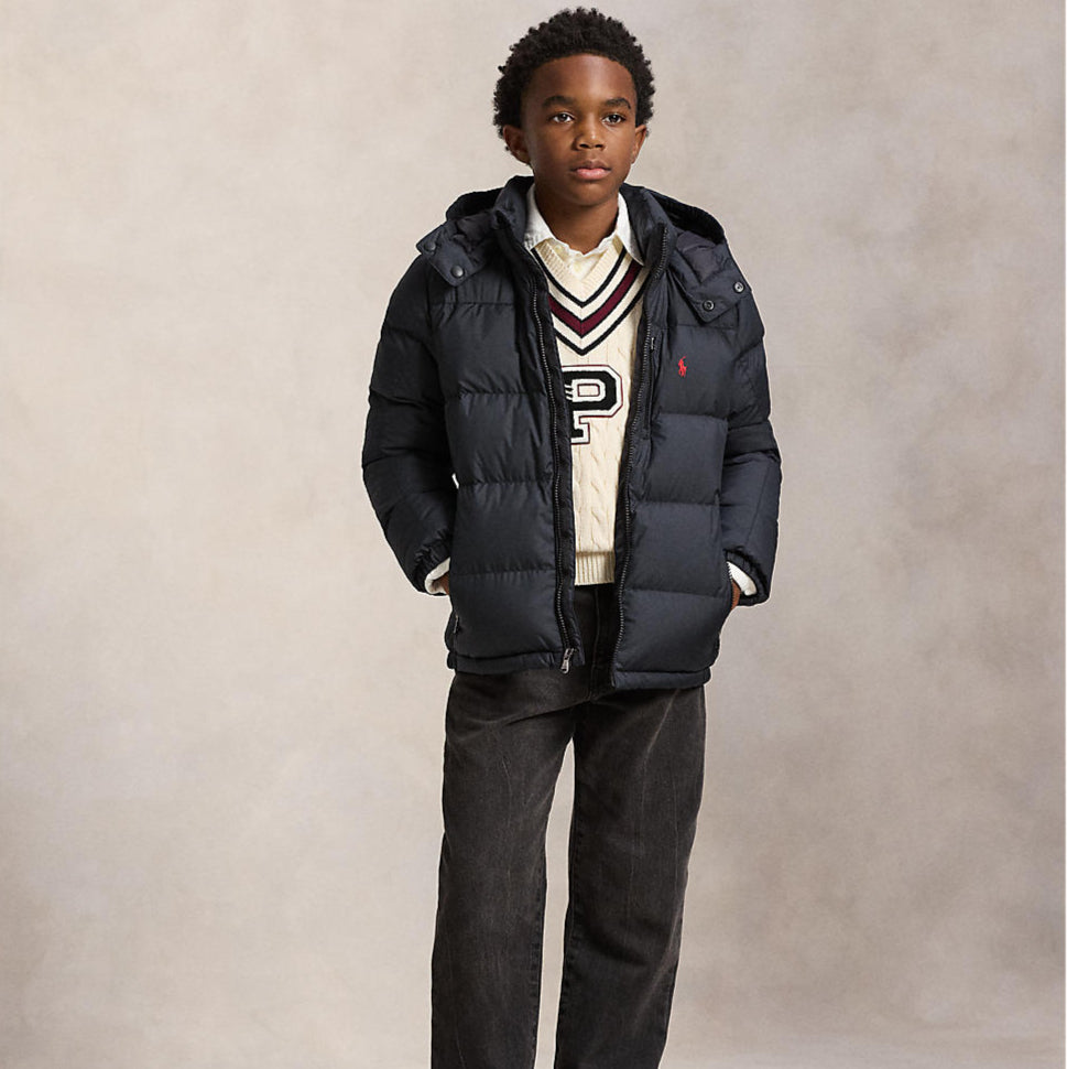 Ralph Lauren Boys Ripstop Down Hooded Jacket