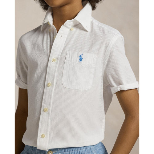 Polo Ralph Lauren Boys Short Sleeve Seersucker Shirt - NorthBoys
