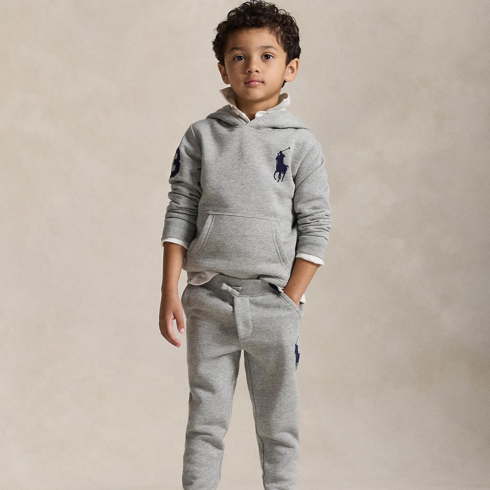 Ralph Lauren Boys Big Pony Fleece Hoodie