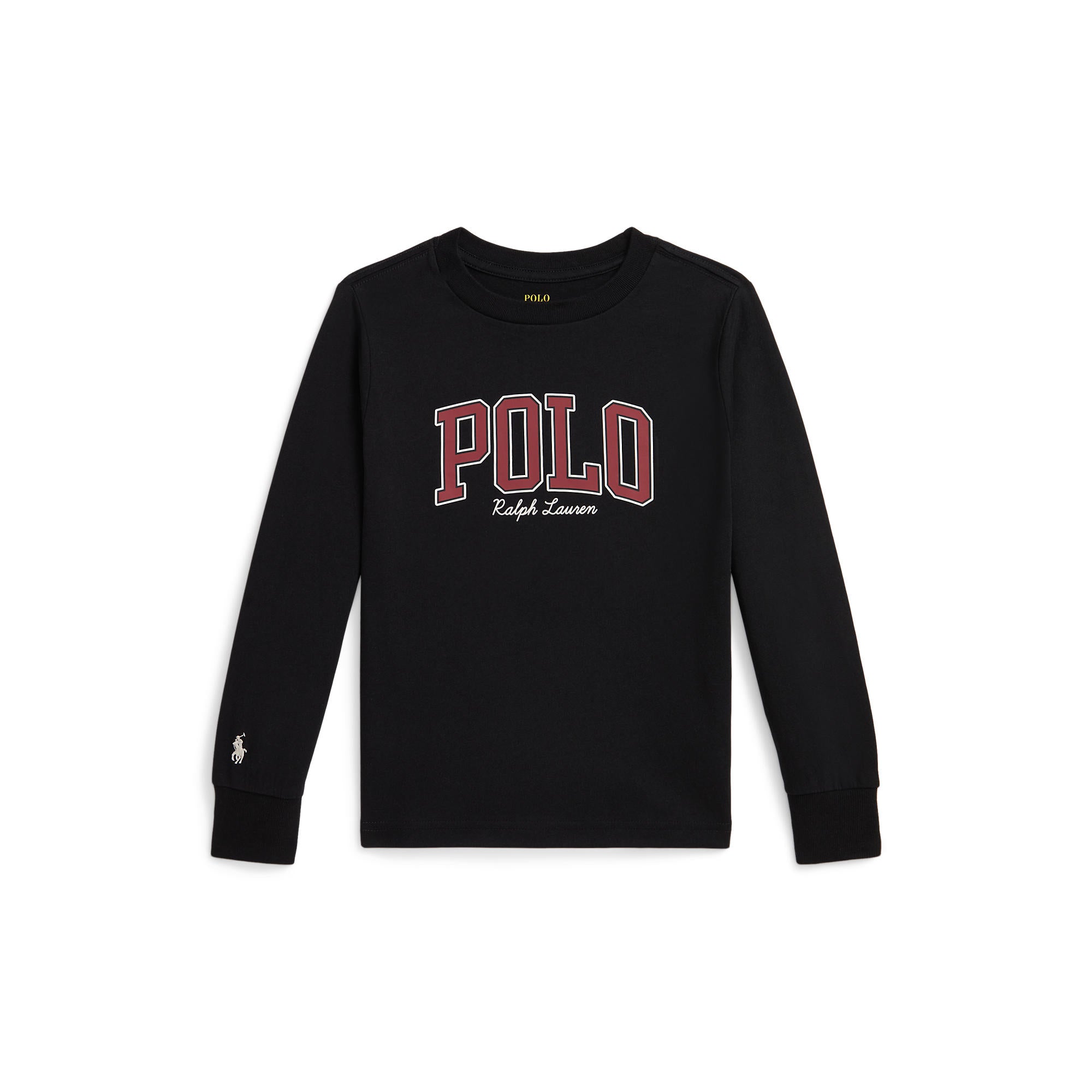 Ralph Lauren Logo Cotton Long-Sleeve Tee