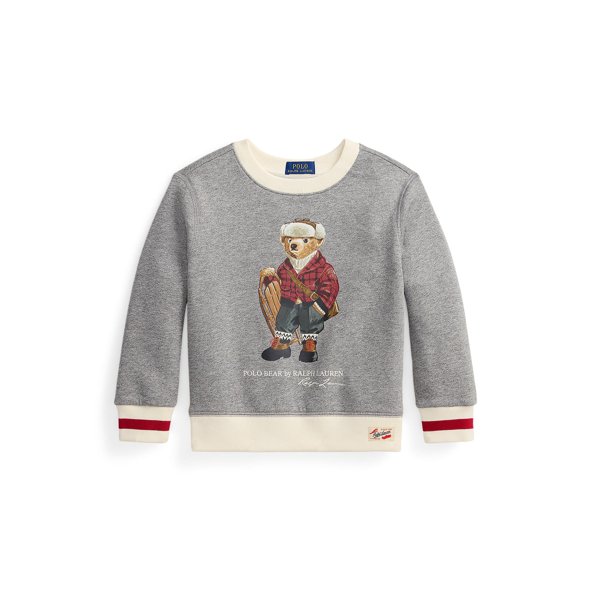 Ralph Lauren Boys Polo Bear Fleece Sweatshirt