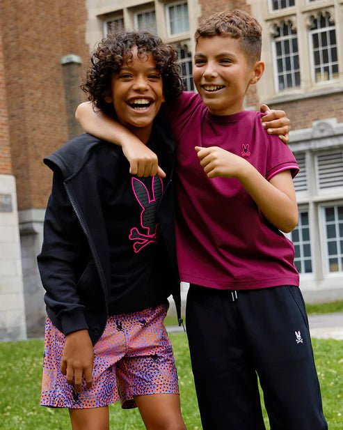 Psycho Bunny Kids Black Harvey Graphic T-Shirt_ B0U309Z1PC - 001 - NorthBoys