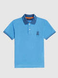 Psycho Bunny Kids Blue Chester Polo_ B0K333Z1PC - 425 - NorthBoys