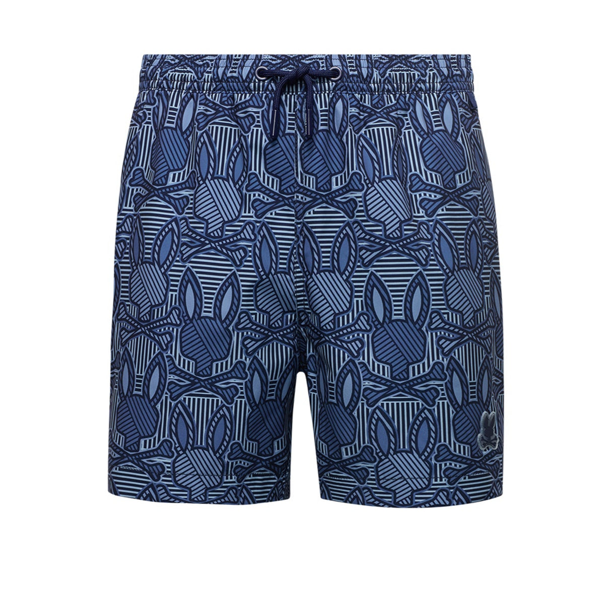 Psycho Bunny Kids Reeves All Over Print Swim Trunks_ KB1000010-NorthBoys
