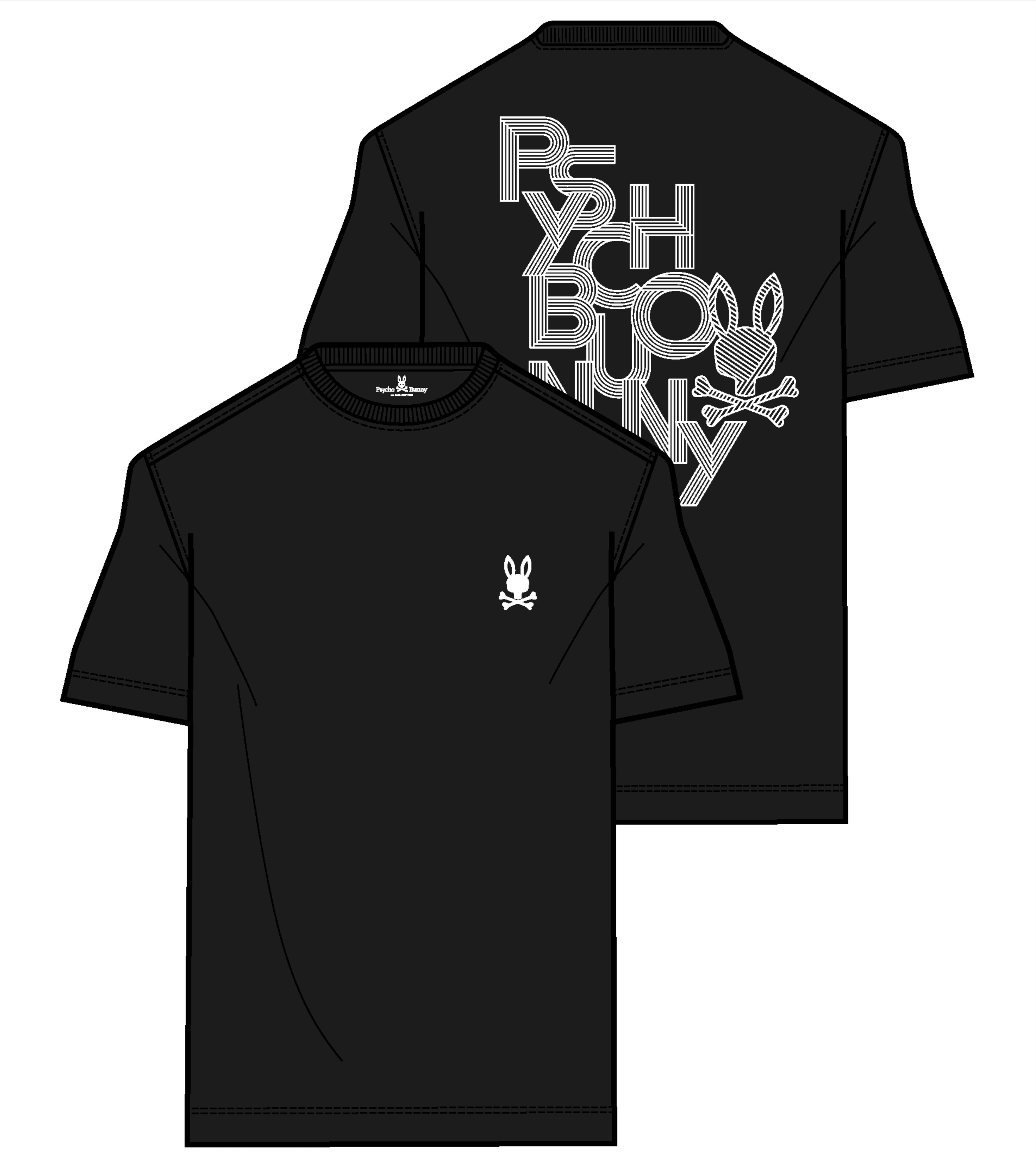 Psycho Bunny Kids Reeves Back Graphic Crew Neck T-Shirt_ KT0200072-NorthBoys