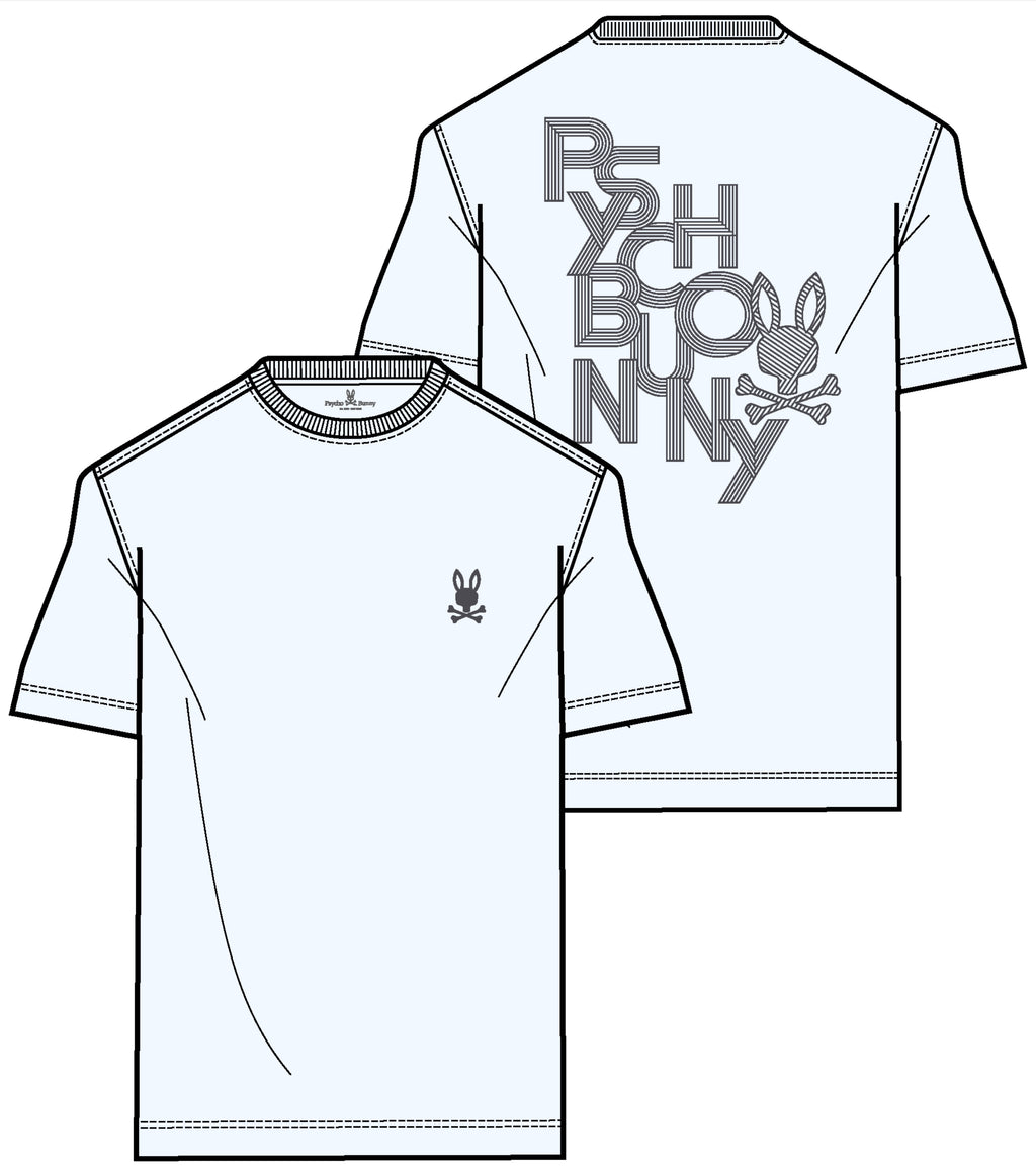 Psycho Bunny Kids Reeves Back Graphic Crew Neck T-Shirt_ KT0200072-NorthBoys