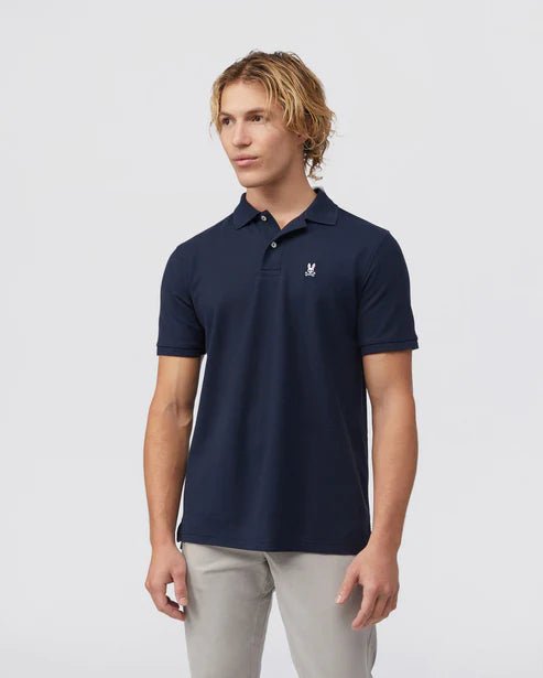 Psycho Bunny Mens Navy Classic Polo_ B6K001ARPC - 410 - NorthBoys