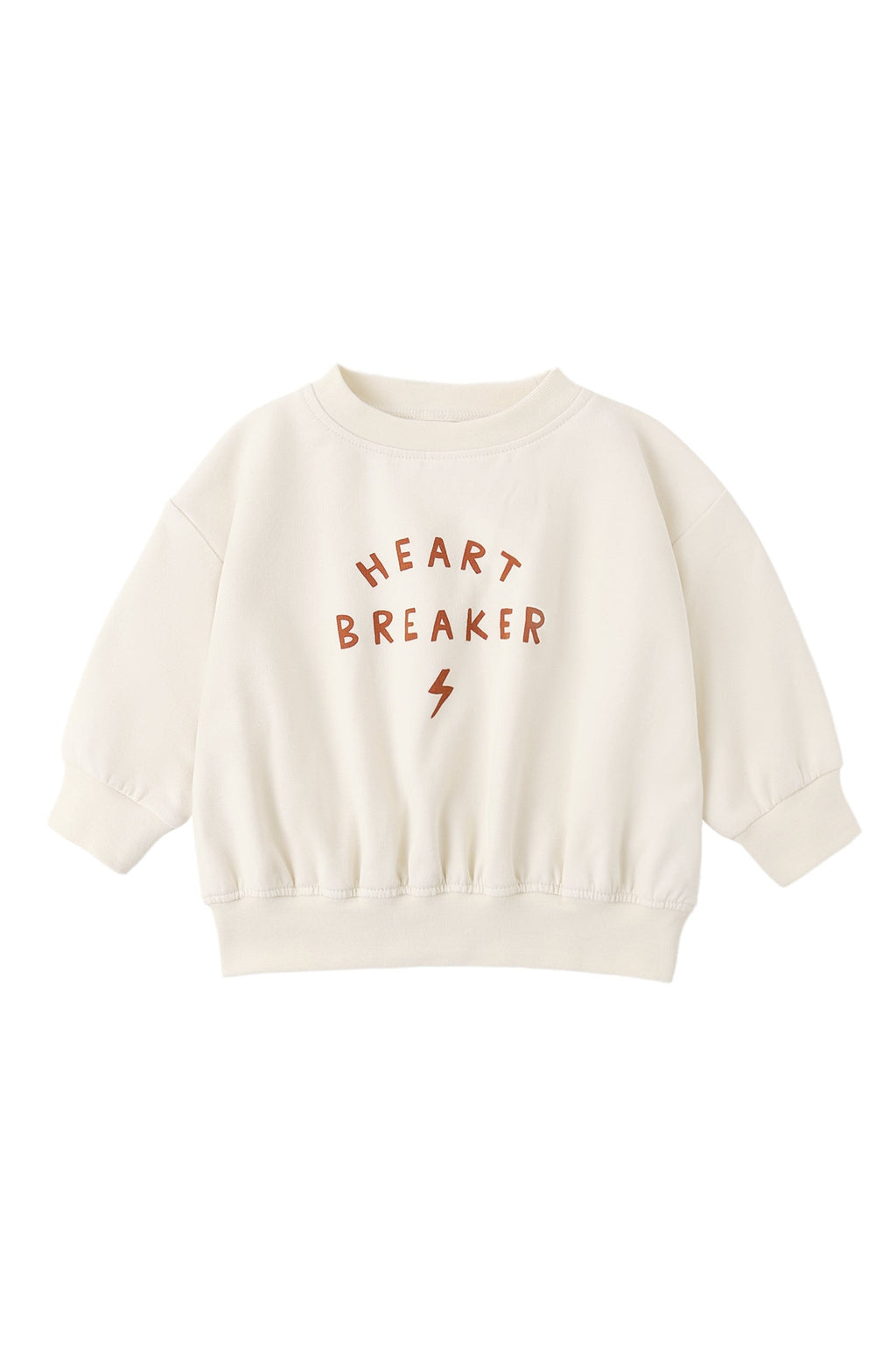 Quincy Mae Baby Relaxed Heart Breaker Sweatshirt_ QM454PALM