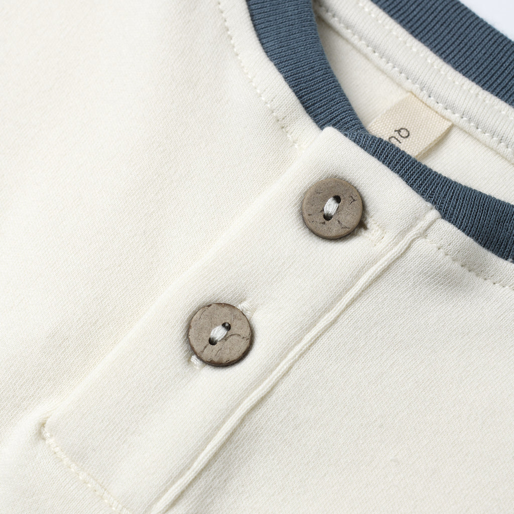 Quincy Mae Baby Boys Long Sleeve Henley Tee_ QM451THJW