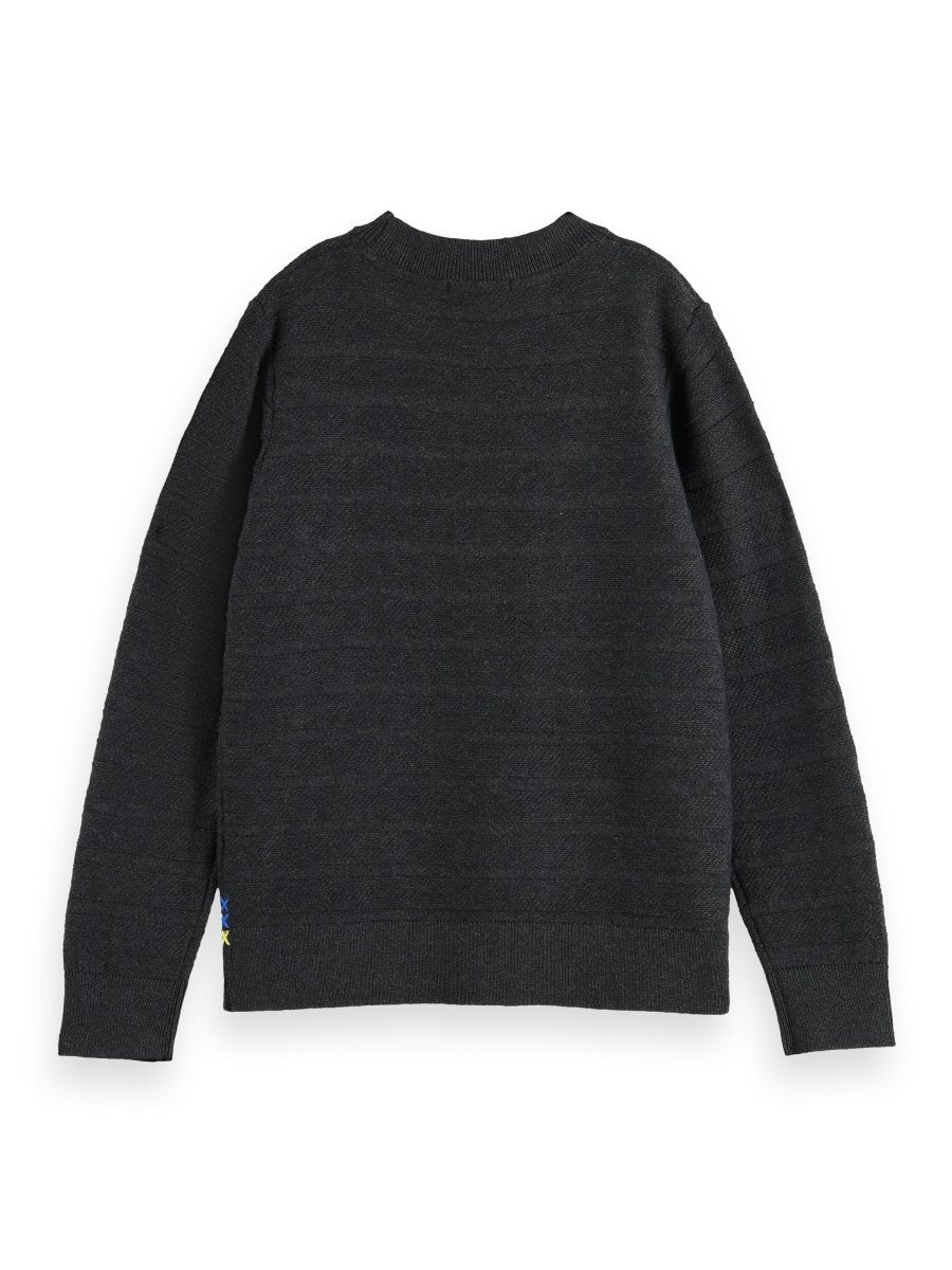 Scotch & Soda Boys Dark Grey Pullover Sweater_173581 - 0608 - NorthBoys