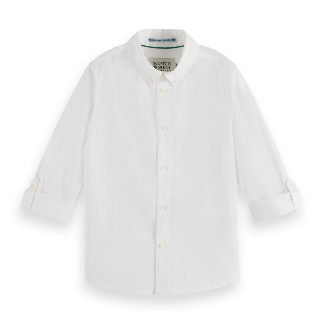 Scotch & Soda Boys Dobby Long Sleeve Shirt_ 179462 - NorthBoys