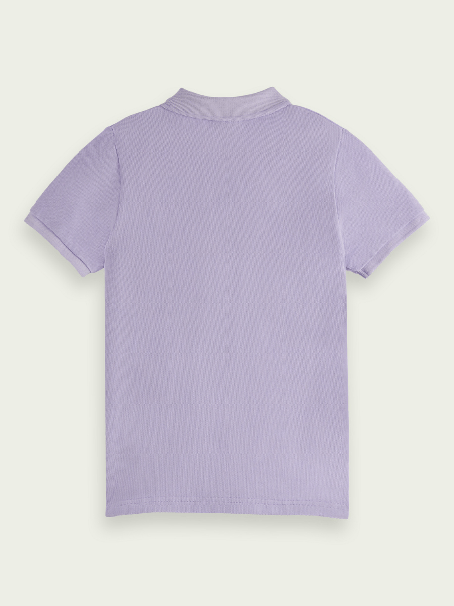 Scotch & Soda Boys Short Sleeve Pique Polo _Lilac 170570 - NorthBoys