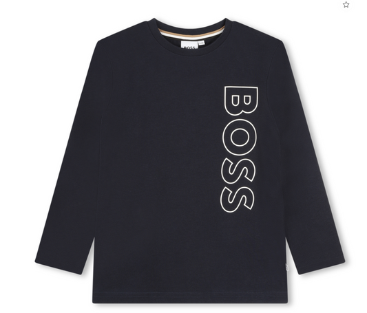 Hugo Boss Boys Navy T-Shirt_J25O68-849