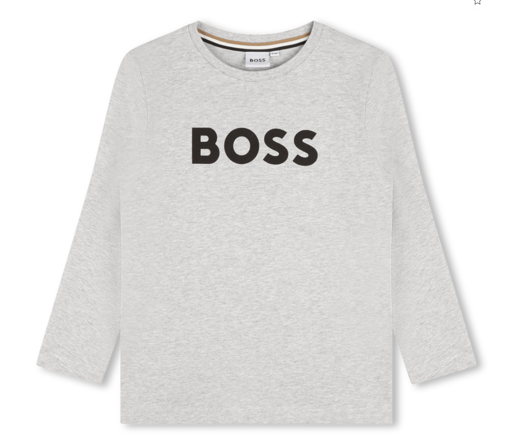 Hugo Boss Boys Grey T-Shirt_J25O67-A32