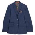Tallia Boys Blue/Navy Houndstooth Sports Jacket-NorthBoys
