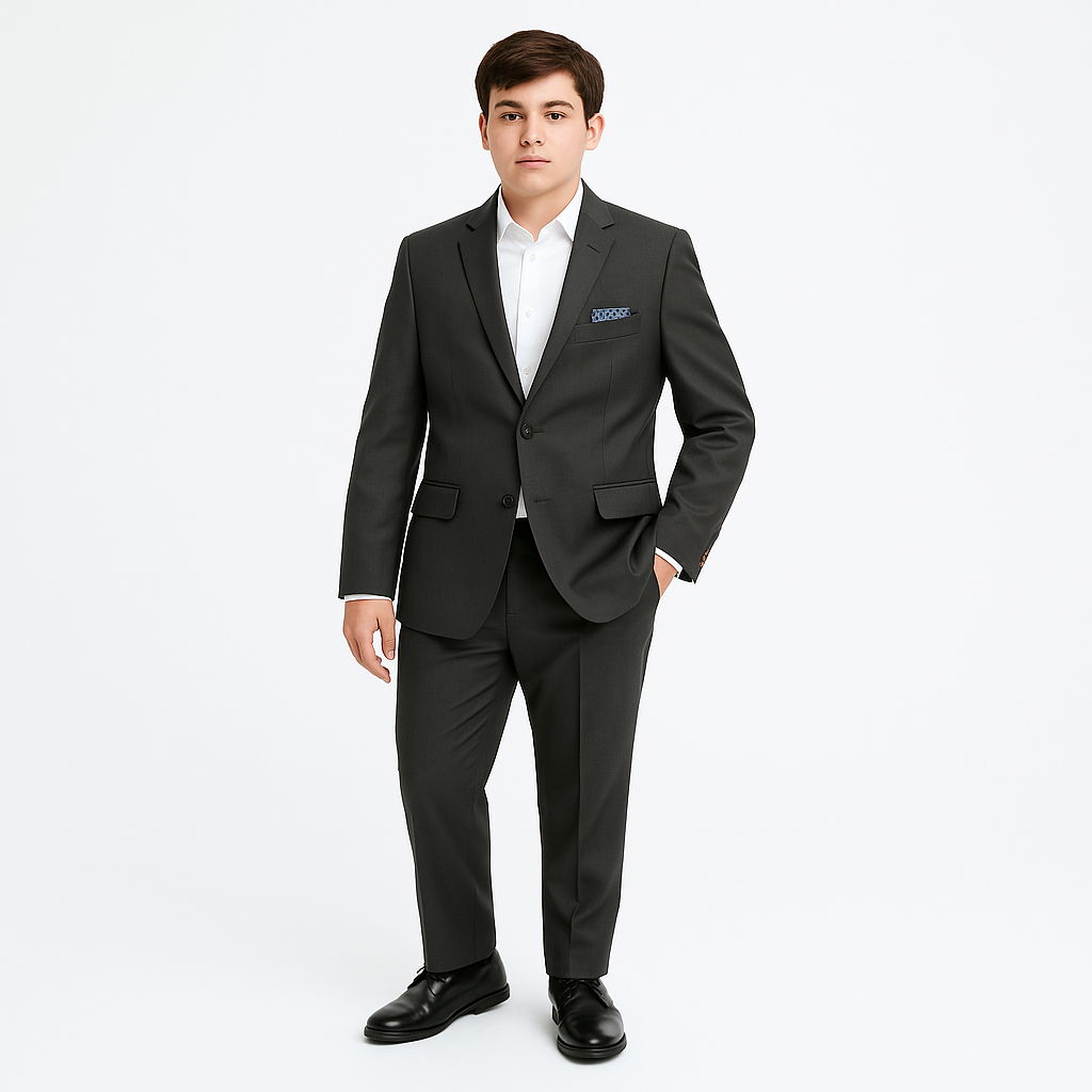 Tallia Boys Husky Charcoal Suit Jacket_ RYH011-NorthBoys