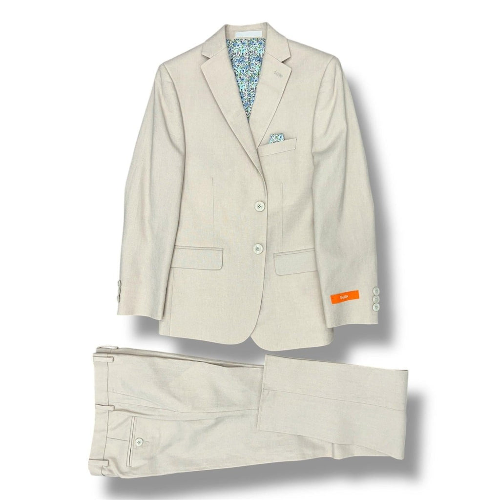 Tallia Boys Khaki Linen Suit_ TZ0000/7Y0000-NorthBoys