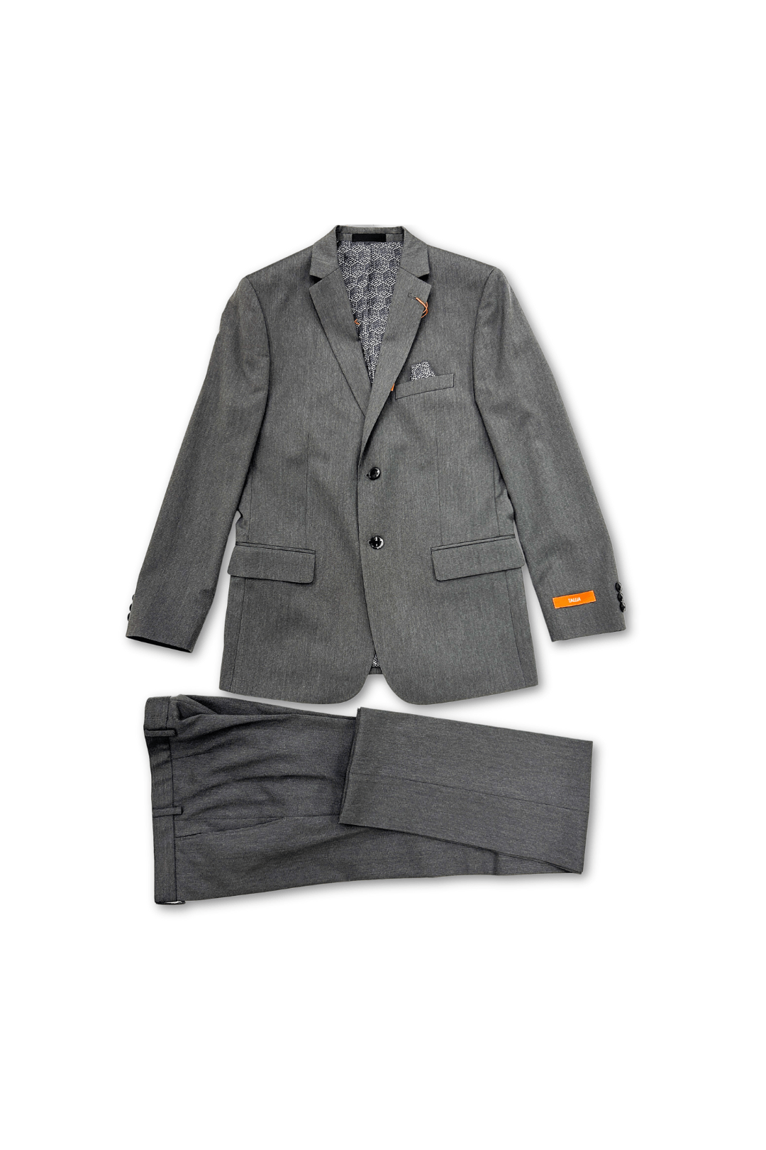 Tallia Boys Skinny Grey Dot Suit-NorthBoys