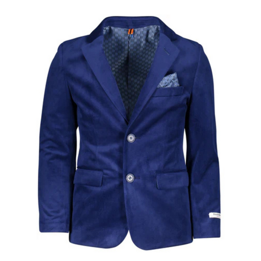 Isaac Mizrahi Boys Velvet Blue Blazer