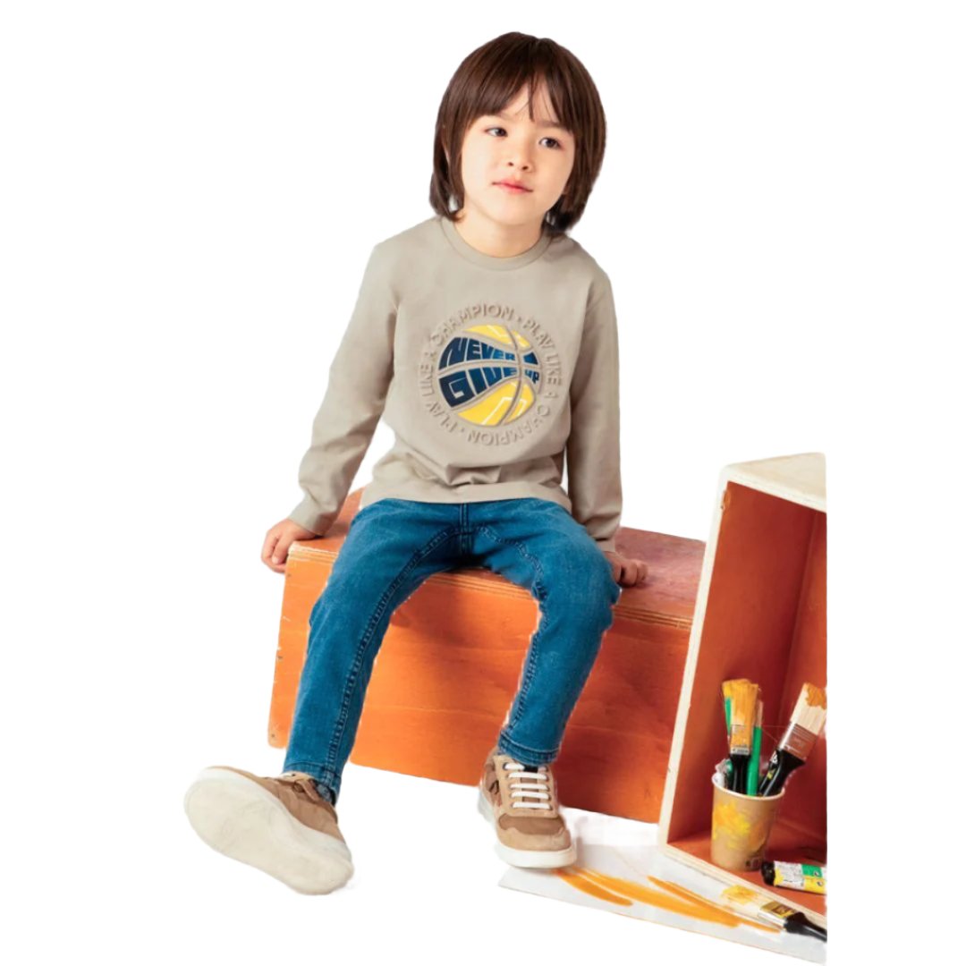 Mini Long Sleeve Basketball T-Shirt