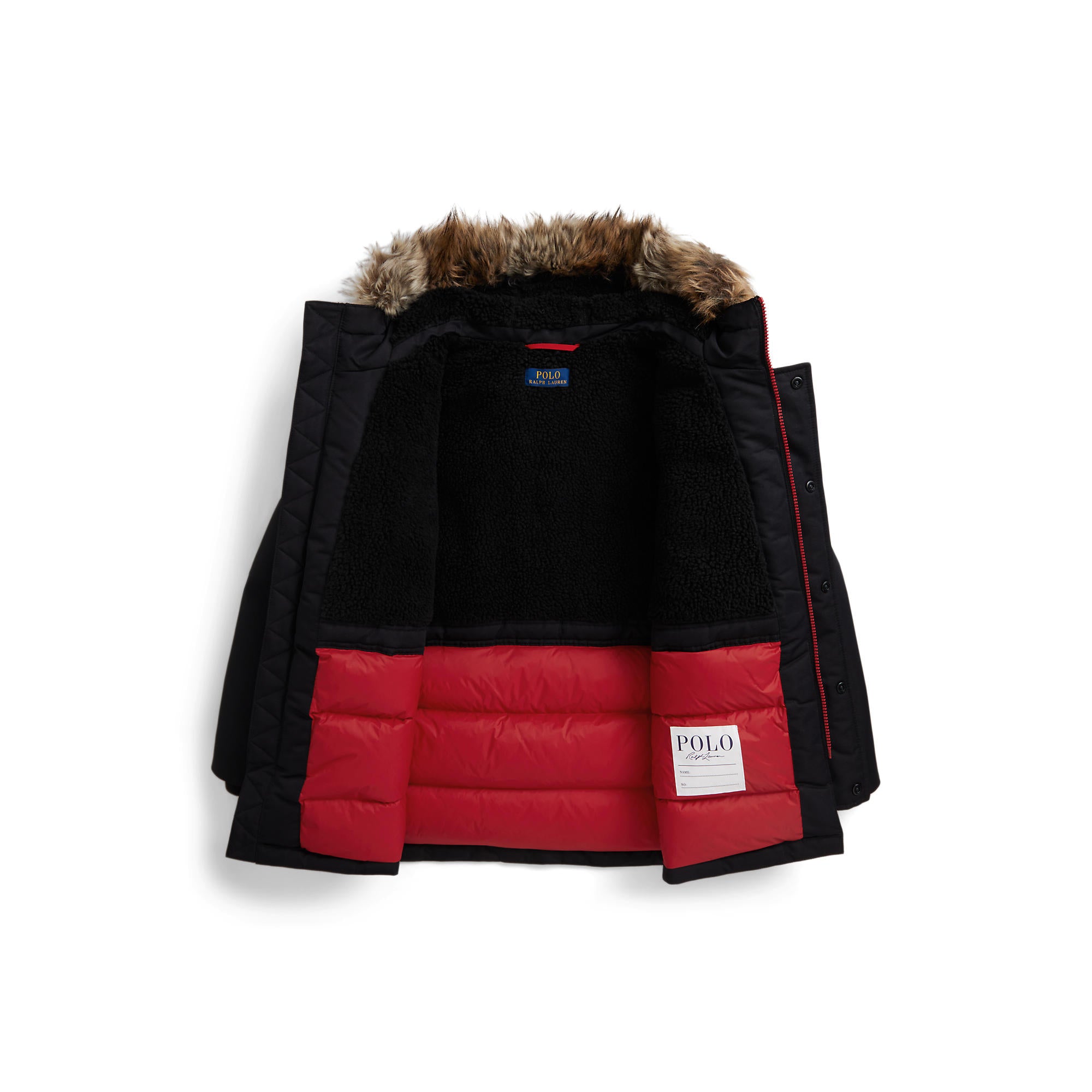 Ralph Lauren Faux-Fur-Trim Down Parka