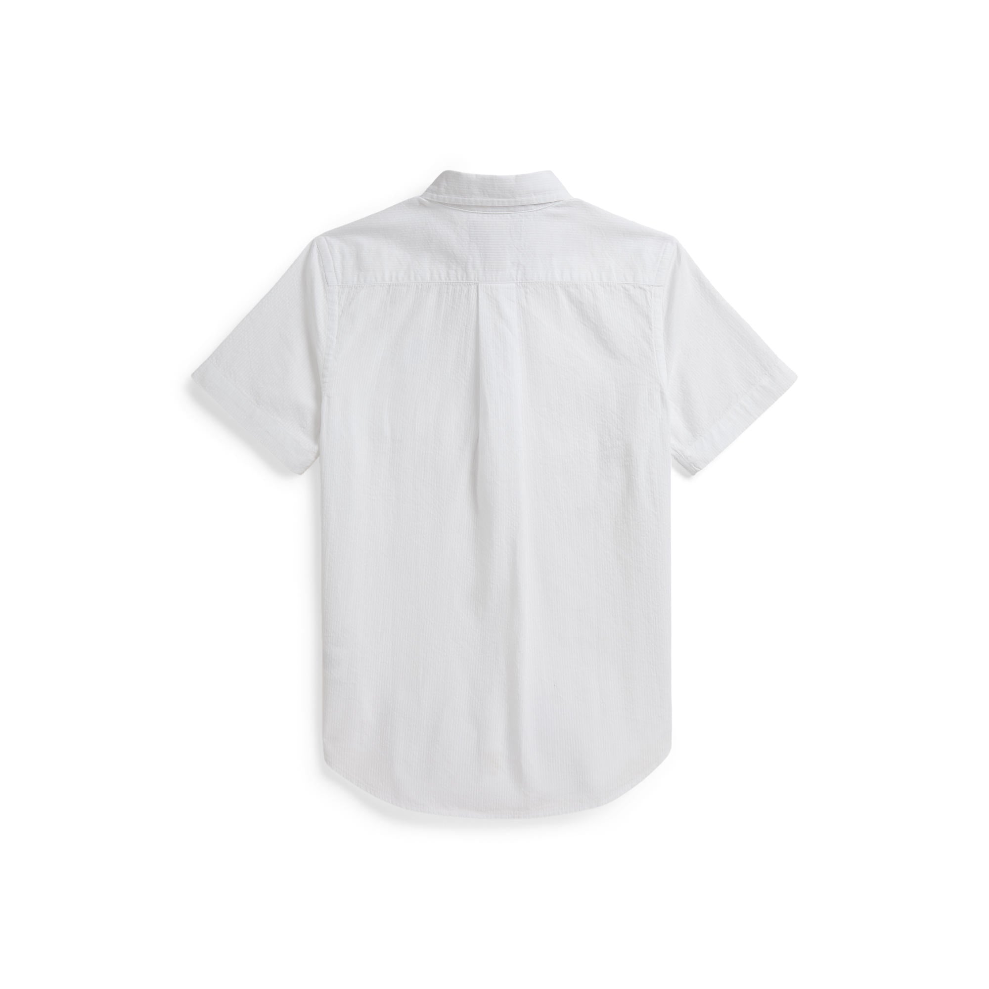 Polo Ralph Lauren Boys Short Sleeve Seersucker Shirt