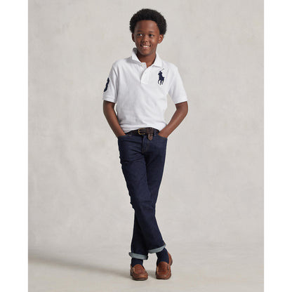 Ralph Lauren Boys Big Pony Cotton Mesh Polo Shirt