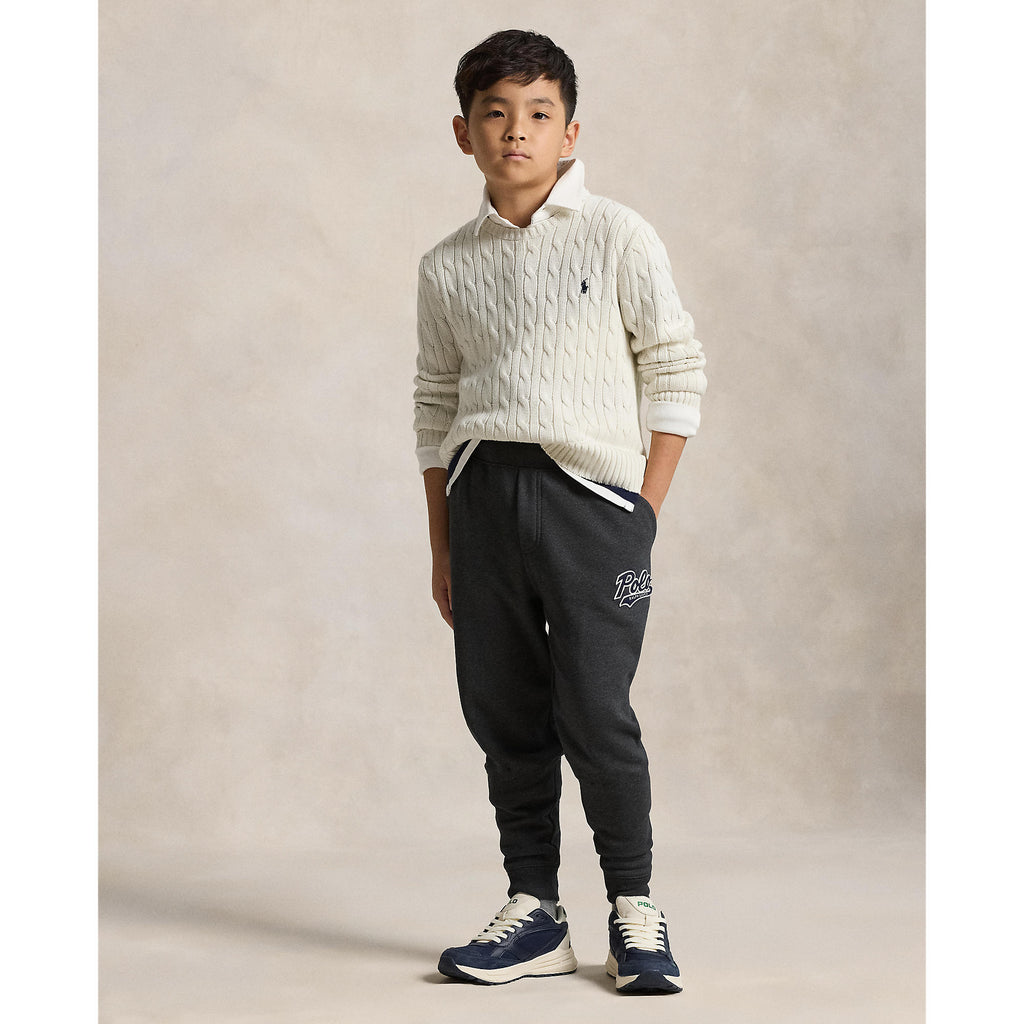 Polo Ralph Lauren Boys Combed Cotton Cable Knit Sweater