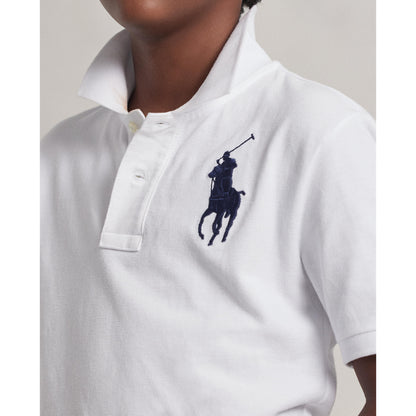 Ralph Lauren Boys Big Pony Cotton Mesh Polo Shirt