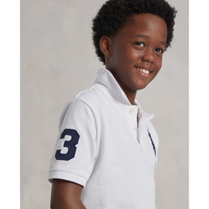 Ralph Lauren Boys Big Pony Cotton Mesh Polo Shirt