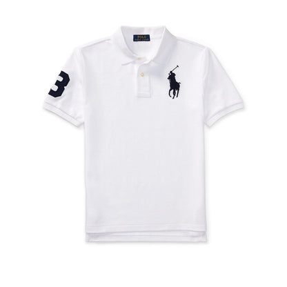 Ralph Lauren Boys Big Pony Cotton Mesh Polo Shirt