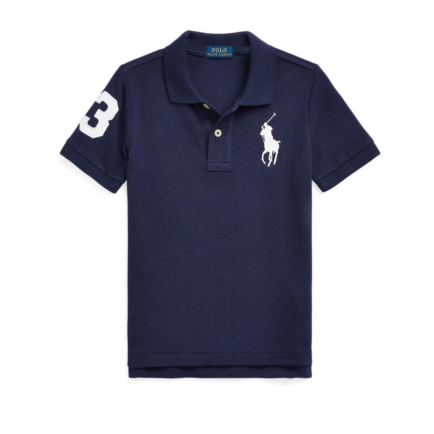 Ralph Lauren Boys Big Pony Cotton Mesh Polo Shirt