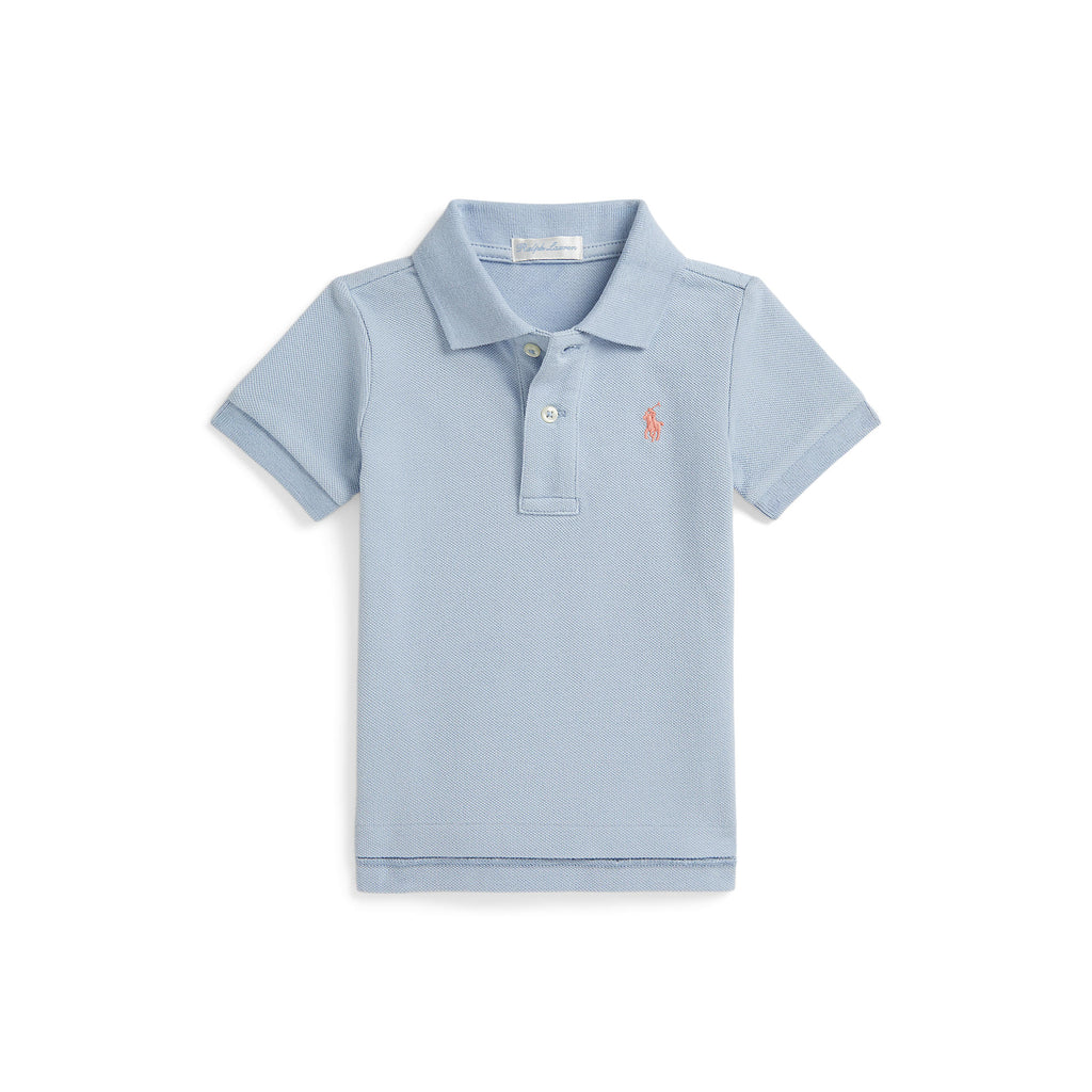 Polo Ralph Lauren Baby Mesh Estate Blue Polo Shirt