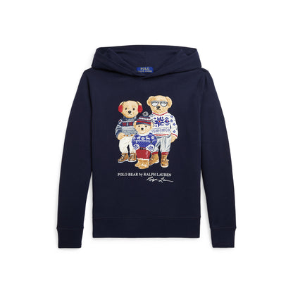 Ralph Lauren Boys Polo Bear Family Fleece Hoodie