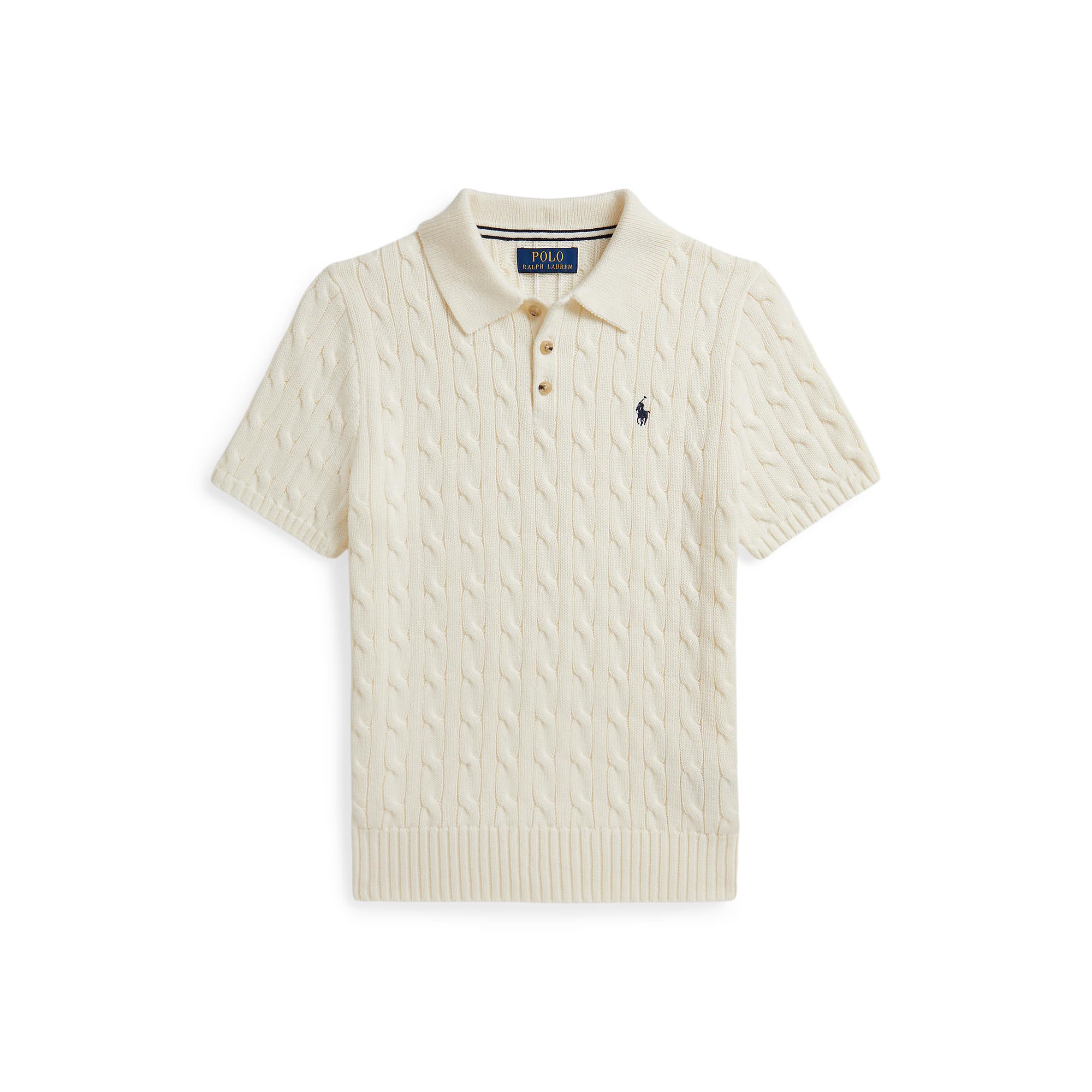 Polo Ralph Lauren Boys Cable Knit Cotton Polo