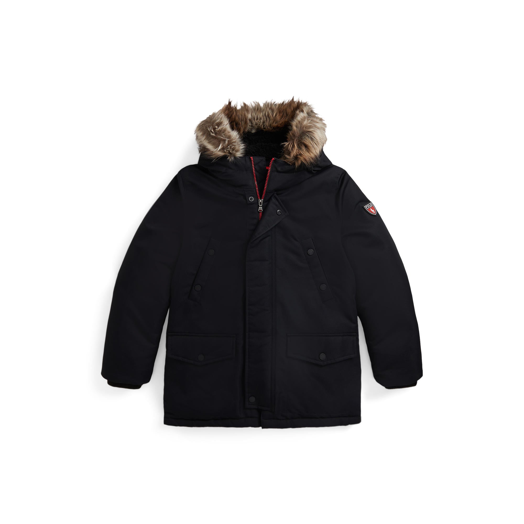 Ralph Lauren Faux-Fur-Trim Down Parka