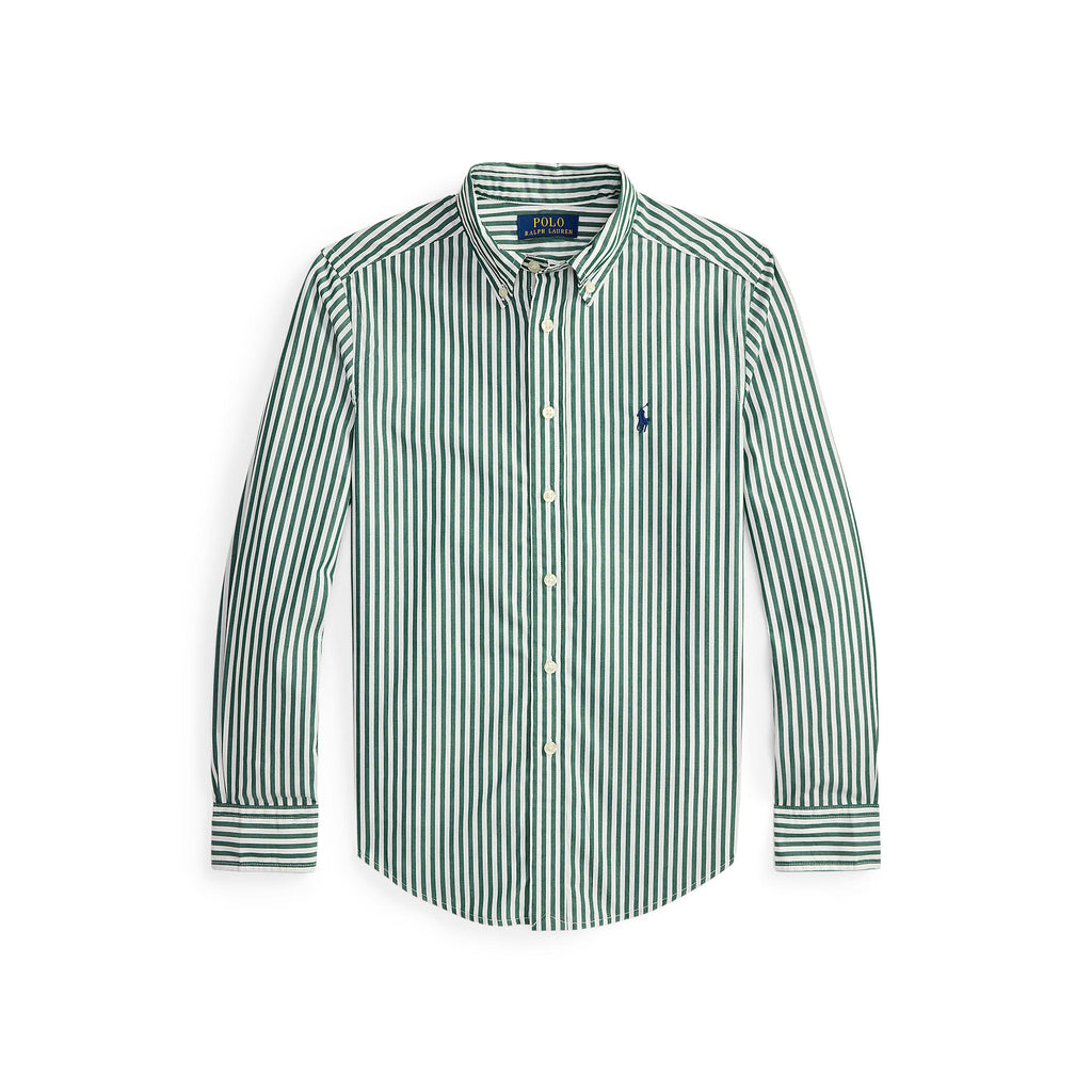 Ralph Lauren Boys Striped Poplin Shirt