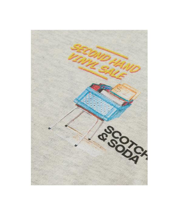 Scotch & Soda Boys Grey "Record Store" Sweatshirt_173949-0171