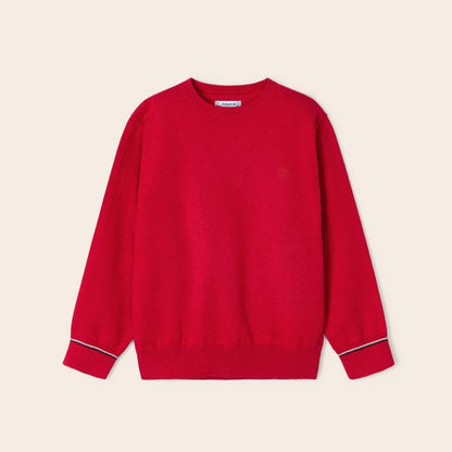 Mayoral Mini Basic Cotton Red Sweater_311-26