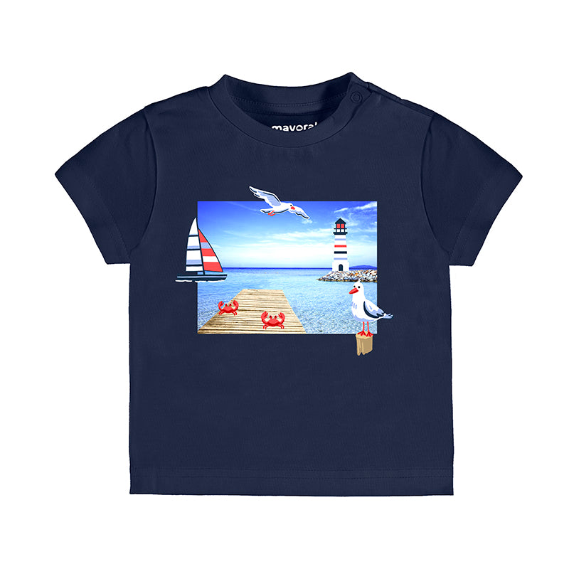 Mayoral Baby T-Shirt - Day at the Sea-Mayoral-NorthBoys