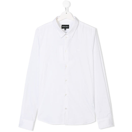 Emporio Armani Boys L/S White Dress Shirt _6L4C11 1NT9Z-F115