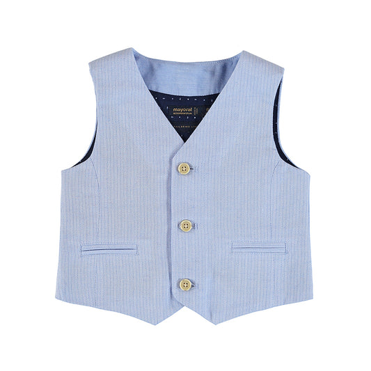 Mayoral Baby Linen Vest-Mayoral-NorthBoys